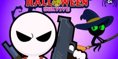 Stickman Halloween Survive